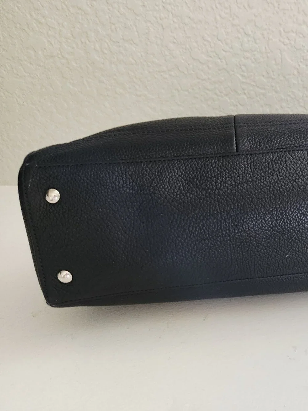 Euc Coach Black Leather Shoulder Bag Purse